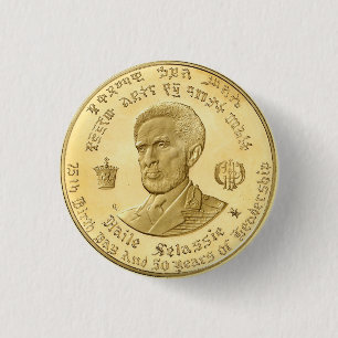 Badge Rond 2,50 Cm Haile Selassie