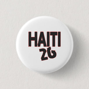 Badge Rond 2,50 Cm Haïti 26 texte