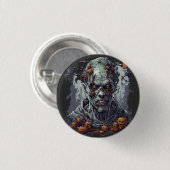 Badge Rond 2,50 Cm Halloween (Devant & derrière)