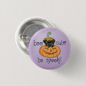Badge Rond 2,50 Cm Halloween Affenpinscher (Devant & derrière)