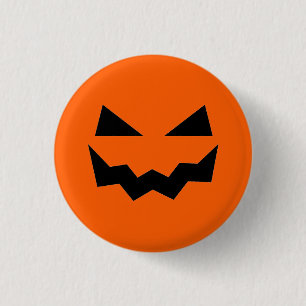 Badge Rond 2,50 Cm Halloween citrouille