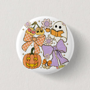 Badge Rond 2,50 Cm Halloween enseignant éffrayant