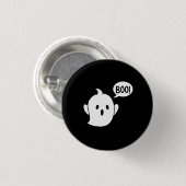 Badge Rond 2,50 Cm Halloween fantôme mignon (Devant & derrière)