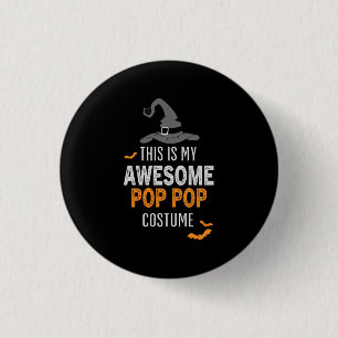 Badge Rond 2,50 Cm Halloween This Is My Awesome Pop Birthday