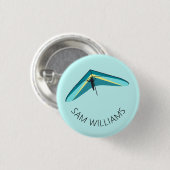 Badge Rond 2,50 Cm Hang Gliding (Devant & derrière)