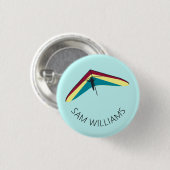 Badge Rond 2,50 Cm Hang Gliding (Devant & derrière)