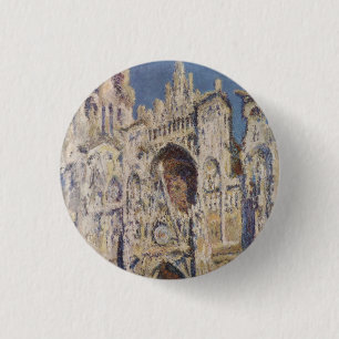 Badge Rond 2,50 Cm Harmonie dans Blau und Gold Claude Monet