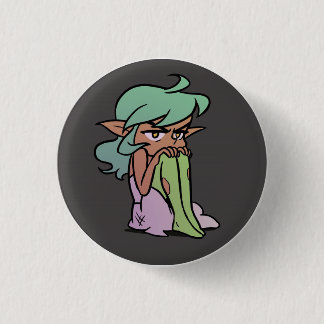 Badge Rond 2,50 Cm Harpie grincheuse