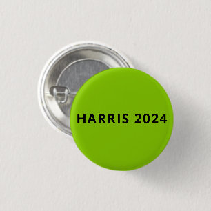 Badge Rond 2,50 Cm Harris 2024 simple texte personnalisé moderne brat
