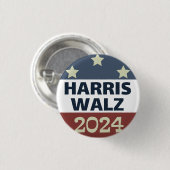 BADGE ROND 2,50 CM HARRIS WALZ (Devant & derrière)