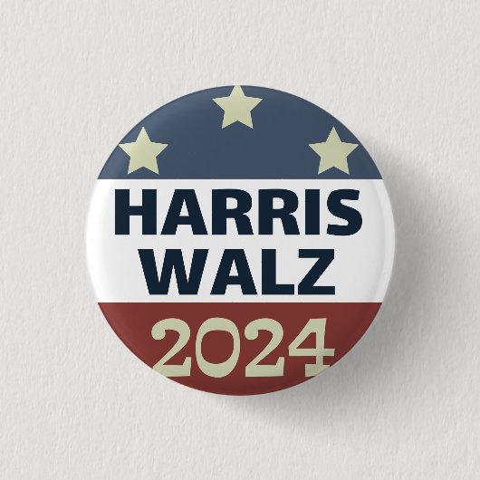BADGE ROND 2,50 CM HARRIS WALZ (Devant)