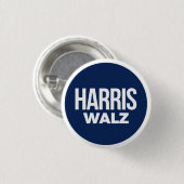Badge Rond 2,50 Cm Harris Walz (Devant & derrière)