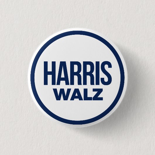 BADGE ROND 2,50 CM HARRIS WALZ 2024 (Devant)