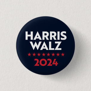 Badge Rond 2,50 Cm Harris Walz 2024