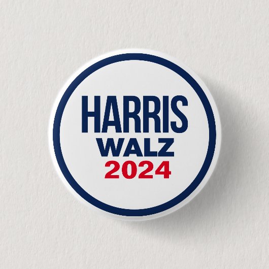 BADGE ROND 2,50 CM HARRIS WALZ 2024 (Devant)