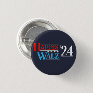 Badge Rond 2,50 Cm Harris Walz 2024 pour Président