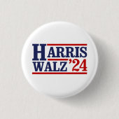 Badge Rond 2,50 Cm Harris Walz 24 (Devant)