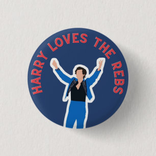 Badge Rond 2,50 Cm Harry adore la broche de jeu rebs