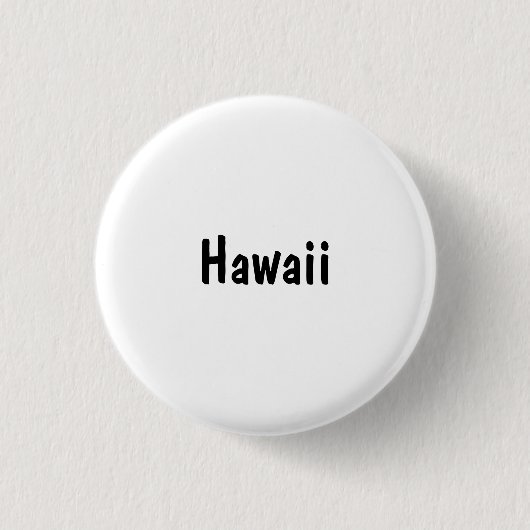Badge Rond 2,50 Cm Hawaii (Devant)