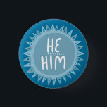 Badge Rond 2,50 Cm HE / HIM Pronounounes Sun Pride handlettered Blue<br><div class="desc">Décorez votre tenue avec ce bouton d'art cool. Ça fait un grand cadeau ! Vous pouvez le customiser et ajouter du texte. Consultez ma boutique pour plus de couleurs et de motifs ! Faites-moi savoir si vous aimeriez quelque chose de personnalisé aussi.</div>
