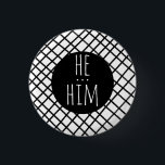 Badge Rond 2,50 Cm HE/HIM Pronounounounounounounounes Grille artisana<br><div class="desc">Décorez votre tenue avec ce bouton d'art cool. Ça fait un grand cadeau ! Vous pouvez le customiser et ajouter du texte. Consultez ma boutique pour plus de couleurs et de motifs ! Faites-moi savoir si vous aimeriez quelque chose de personnalisé aussi.</div>