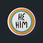 Badge Rond 2,50 Cm HE / HIM Pronounounounounounours Arc-en-ciel annea<br><div class="desc">Décorez votre tenue avec ce bouton d'art cool. Ça fait un grand cadeau ! Vous pouvez le customiser,  modifier les couleurs arrière - plans et ajouter du texte. Consultez ma boutique pour plus de couleurs et de motifs ! Faites-moi savoir si vous aimeriez quelque chose de personnalisé aussi.</div>