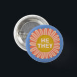 Badge Rond 2,50 Cm HE / ILS Pronononouns Sunflower Daisy Pride<br><div class="desc">Décorez votre tenue avec ce bouton d'art cool. Ça fait un grand cadeau ! Vous pouvez le customiser et ajouter du texte. Consultez ma boutique pour plus de couleurs et de motifs ! Faites-moi savoir si vous aimeriez quelque chose de personnalisé aussi.</div>