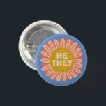 Badge Rond 2,50 Cm HE / ILS Pronononouns Sunflower Daisy Pride<br><div class="desc">Décorez votre tenue avec ce bouton d'art cool. Ça fait un grand cadeau ! Vous pouvez le customiser et ajouter du texte. Consultez ma boutique pour plus de couleurs et de motifs ! Faites-moi savoir si vous aimeriez quelque chose de personnalisé aussi.</div>