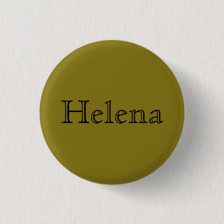 Badge Rond 2,50 Cm Helena de police ouverte de nom noir orphelin