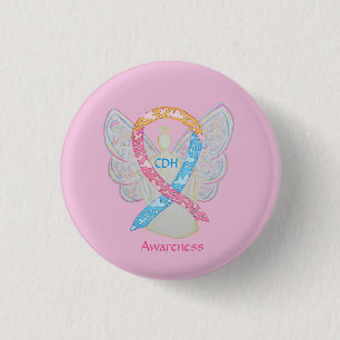Badge Rond 2,50 Cm Hernie diaphragmatique congénitale Étanche de sens