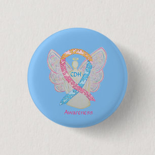 Badge Rond 2,50 Cm Hernie diaphragmatique congénitale Étanche de sens