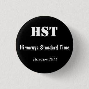 Badge Rond 2,50 Cm Heure d'hiver de Himaruya, Hetaween 2011, le TGV