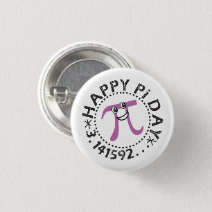 Badge Rond 2,50 Cm © heureux mignon de jour de pi - cadeau portable