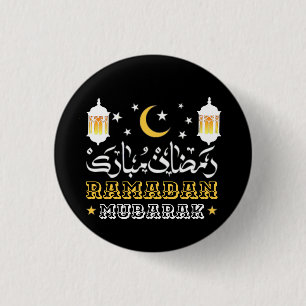 BADGE ROND 2,50 CM HEUREUX RAMADAN MUBARAK KAREEM 2026