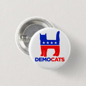 Badge Rond 2,50 Cm Hillary Clinton 2016 : Bouton de DEMOCATS (Devant & derrière)