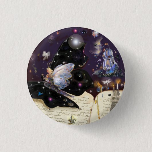 Badge Rond 2,50 Cm Histoires de fées (Devant)
