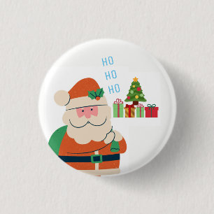 Badge Rond 2,50 Cm ho ho ho père Noël