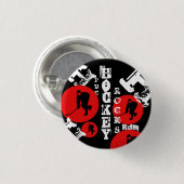 Badge Rond 2,50 Cm Hockey (Devant & derrière)