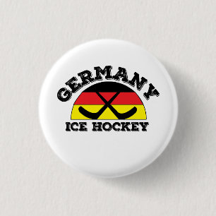 Badge Rond 2,50 Cm Hockey sur glace Allemagne