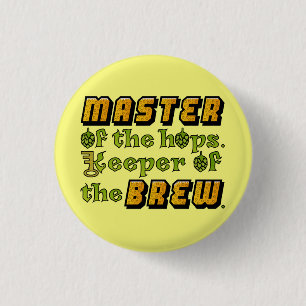 Badge Rond 2,50 Cm Homebrew Beer Brewer