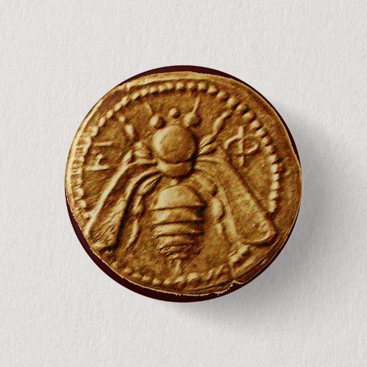 BADGE ROND 2,50 CM HONEY BEE (Devant)