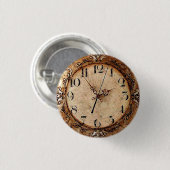 Badge Rond 2,50 Cm Horloge antique (Devant & derrière)