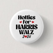 Badge Rond 2,50 Cm Hotties for Harris Walz (Devant)