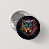 Badge Rond 2,50 Cm Howl cosmique (Devant & derrière)