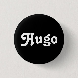 Badge Rond 2,50 Cm Hugo à boutons