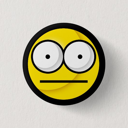 Badge Rond 2,50 Cm Huh ? Bouton (Devant)