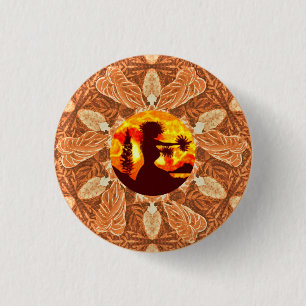 Badge Rond 2,50 Cm Hula Dancer