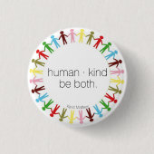 Badge Rond 2,50 Cm humain · aimable (Devant)
