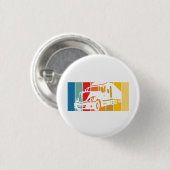 Badge Rond 2,50 Cm Husband Papa Trucker Legend Funny Truck (Devant & derrière)