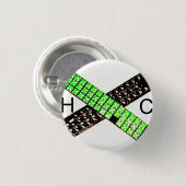 Badge Rond 2,50 Cm HxC (Devant & derrière)